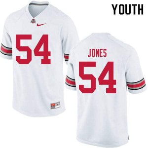 Youth Ohio State Buckeyes #54 Matthew Jones White Nike NCAA College Football Jersey Hot Sale MWG4544WZ